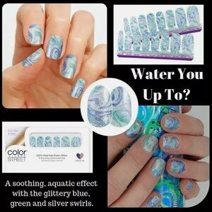 128. Color Street Nail Polish Strips - Water You Up To?